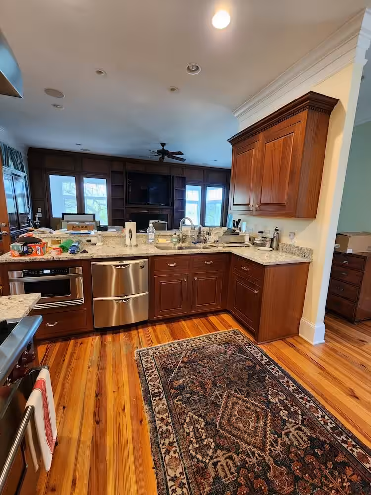 Cabinet refinishing transforming kitchen cabinetry